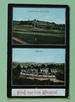 Ansichtskarte AK Saarbrücken 1914 Spichererberg roter Berg Gruß aus dem Ehrental Friedhof Architektur Ortsansicht Saarland
